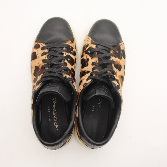 Cole Haan Grandpro Women's Size 9 B Leopard Black Tan Casual Sneakers W17749 - Picture 9 of 9